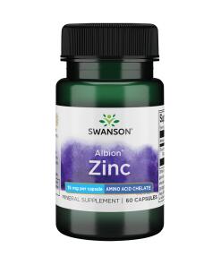 Swanson - SWANSON Albion Chelát Zinku 15 mg, 60 kapsúl
