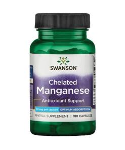 Swanson - SWANSON Albiónsky Chelát Mangánu 10 mg, 180 kapsúl