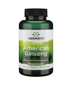 Swanson - Americký ženšen 550 mg, 100 kapsúl