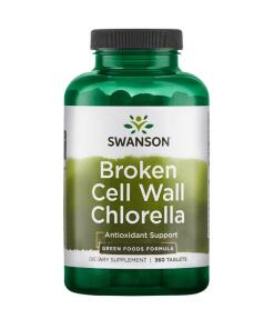 Swanson - SWANSON Chlorella (rozbitá bunková stena) 360 tab