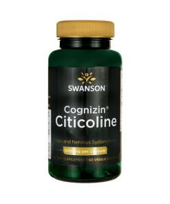 Swanson - SWANSON Cognizin Citikolín 500 mg, 60 kapsúl