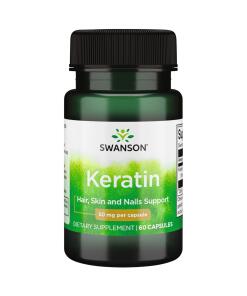 Swanson - SWANSON Keratín 50 mg, 60 kapsúl
