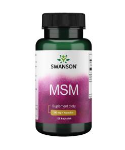 Swanson - MSM 500 mg, 100 kapsúl