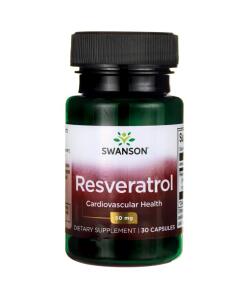 Swanson - SWANSON Resveratrol 50 mg, 30 kapsúl