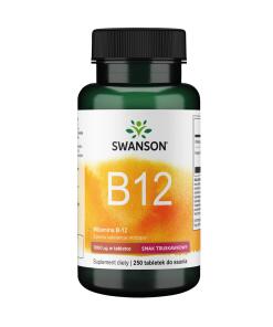 Swanson - SWANSON Vitamín B-12 1000 mcg, 250 tabliet na sanie