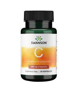 Swanson - SWANSON Vitamín C1000 + divoká ruža 30 kapsúl