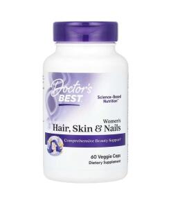 Doctor's Best - Vlasy, koža a nechty pre ženy - 60 vcaps