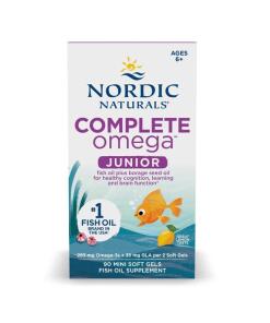 Nordic Naturals - Complete Omega Junior, 283mg Lemon - 90 mini softgels