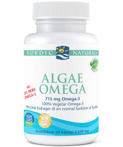 Nordic Naturals - (Danish Label) Algae Omega, 715mg Omega 3 - 60 softgels