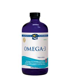 Nordic Naturals - (Danish Label) Omega-3 Fiskeolie, 1560mg Lemon - 473 ml.