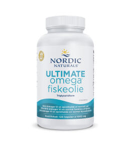 Nordic Naturals - (Danish Label) Ultimate Omega Fiskeolie, 1280mg Lemon - 120 softgels