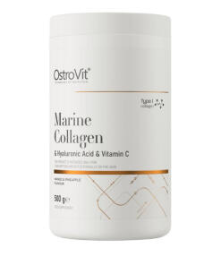 OstroVit - Morský kolagén & Kyselina hyalurónová & Vitamín C, Mango & Ananás - 500g