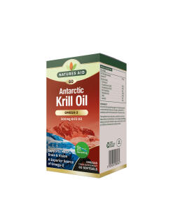 Natures Aid - Olej z antarktického kryla 500 mg (60 mäkkých kapsúl)