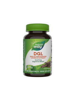 Nature's Way DGL (100 žuvacích tabliet, ovocie z rastliny sladkého drievka)