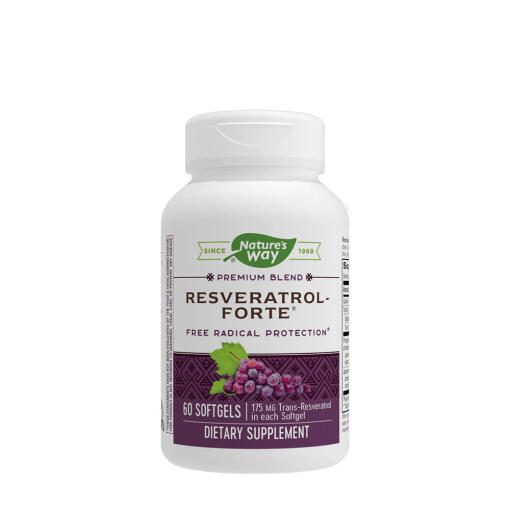 Nature's Way - Resveratrol-Forte® (60 mäkkých kapsúl)