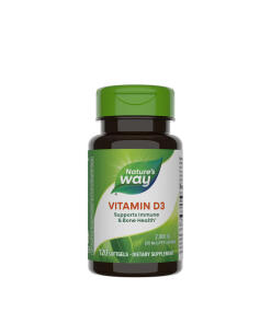 Nature's Way - Vitamín D3 (120 mäkkých kapsúl)