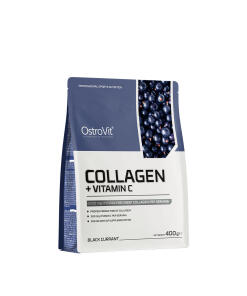 OstroVit - Kolagén + Vitamín C (400 g, Čierna ríbezľa)
