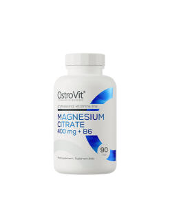 OstroVit - Citrát horečnatý 400 mg + B6 (90 tabliet)