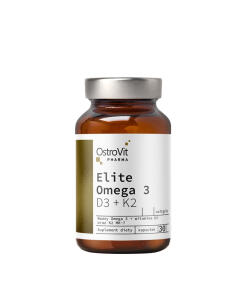 OstroVit Pharma Elite Omega 3 D3 + K2 (30 kapsúl)