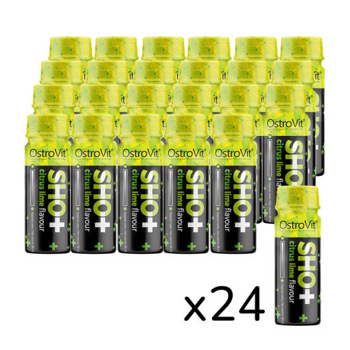 OstroVit - OstroVit Predtréningový Shot (24 x 80 ml, Limetka)