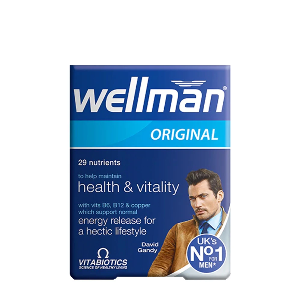 Vitabiotics - Vitabiotics Wellman Original - Multivitamín pre mužov (30 tabliet)
