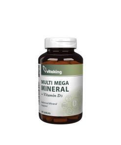 Vitaking - Vitaking Multi Mega Minerál + D3 (90 tabliet)