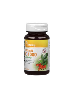 Vitaking - Vitamín C-1000 s postupným uvoľňovaním a šípkami (60 tabliet)