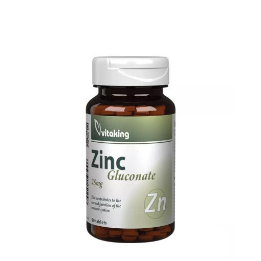 Vitaking - Glukonát zinku 25 mg (90 tabliet)