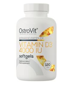 OstroVit - Vitamín D3 4000 - 120 mäkkých kapsúl