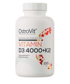 OstroVit - Vitamín D3 4000 + K2 - 100 tabliet