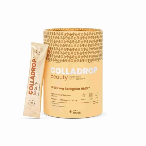 Aura Herbals - AURA HERBALS Colladrop® Beauty, kolagén HMG™ 10000 mg, mango, sáčky (30 ks)