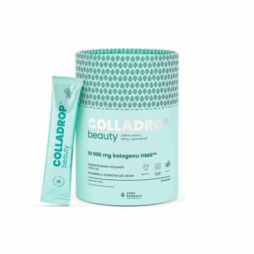 Aura Herbals - AURA HERBALS Colladrop® Beauty, kolagén HMG™ 10000 mg, mojito, sáčky (30 ks)