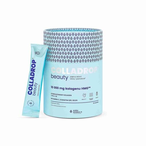 Aura Herbals - AURA HERBALS Colladrop® Beauty, kolagén HMG™ 10000 mg, ananás, sáčky (30 ks)