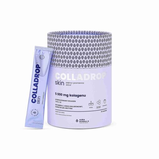 Aura Herbals - AURA HERBALS Colladrop® Skin, kolagén 5000 mg, sáčky (30 ks)