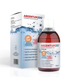 Aura Herbals - AURA HERBALS Koloidné striebro 100 ppm, Argentum 200, tonikum (500 ml)
