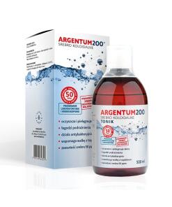 Aura Herbals - AURA HERBALS Koloidné striebro 50 ppm, Argentum 200, tonikum (500 ml)