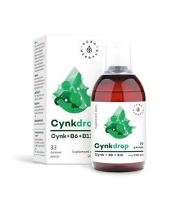 Aura Herbals - AURA HERBALS Cynkdrop, Zinok + B6 + B12 (500 ml)