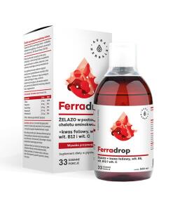 Aura Herbals - AURA HERBALS Ferradrop, Tekuté železo + Kyselina listová (500 ml)