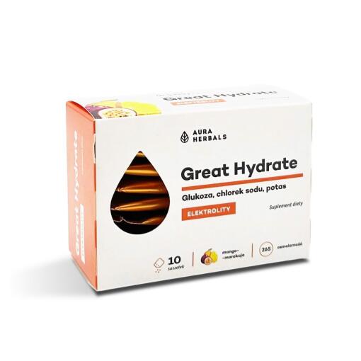 Aura Herbals - AURA HERBALS Skvelá hydratácia, mango-maracuja, sáčky (10 ks)