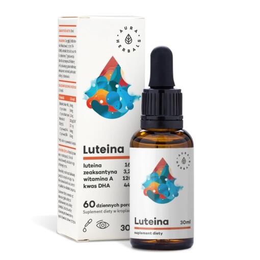 Aura Herbals - Luteín + Vitamín A + DHA + Zeaxantín (30 ml)