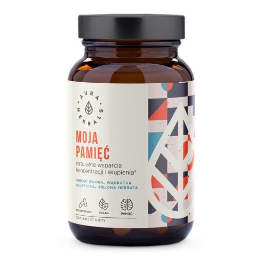 Aura Herbals - AURA HERBALS Podpora pamäte, koncentrácie a sústredenia (60 kapsúl)