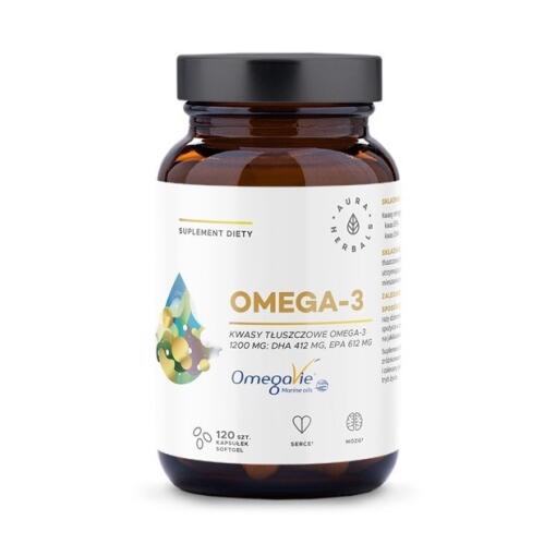 Aura Herbals - Omega-3 1200 mg (120 kapsúl)