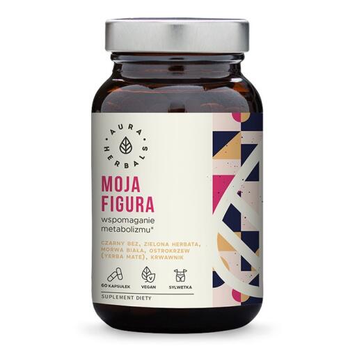 Aura Herbals - AURA HERBALS Podpora chudnutia, Metabolická podpora (60 kapsúl)