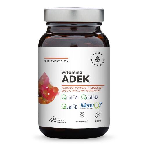 Aura Herbals - Vitamín ADEK (90 kapsúl)
