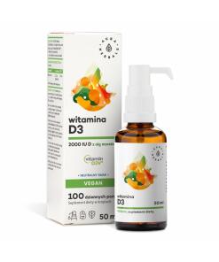 Aura Herbals - AURA HERBALS Vitamín D3 2000 IU Vegan (50 ml)