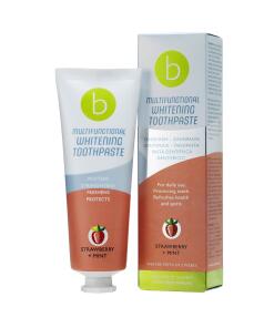 BeConfident - BECONFIDENT Multifunkčná bieliaca zubná pasta s príchuťou jahody a mäty (75 ml)