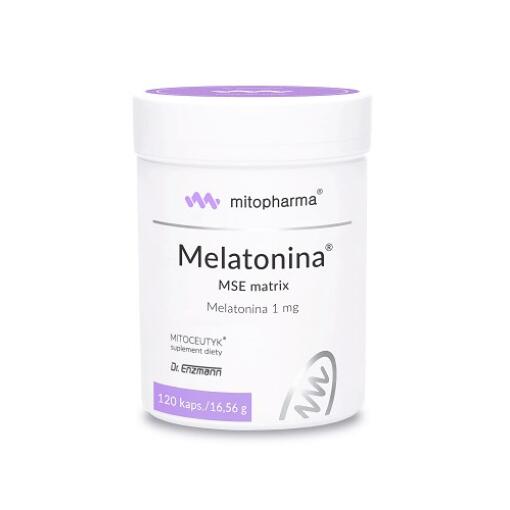 Dr. Enzmann MSE - DR. ENZMANN MSE Melatonín, 1 mg MSE matrica (120 kapsúl)
