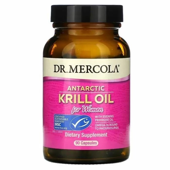 Dr. Mercola - DR. MERCOLA Antarktický krylí olej pre ženy (90 kapsúl)