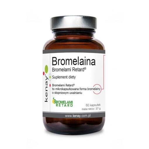 Kenay - KENAY Bromelain, Bromelami Retard (60 caps)