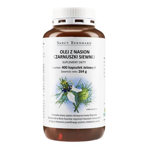 Krauterhaus Sanct Bernhard - KRAUTERHAUS SANCT BERNHARD Black Cumin Oil Mono Capsules (400 caps)